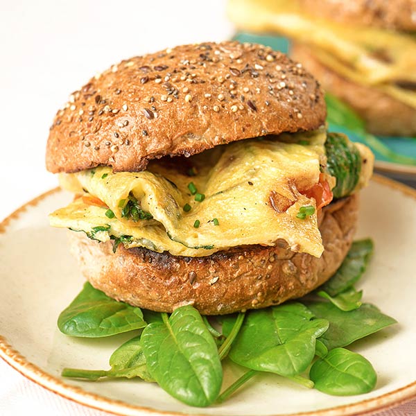 Omelette Burger